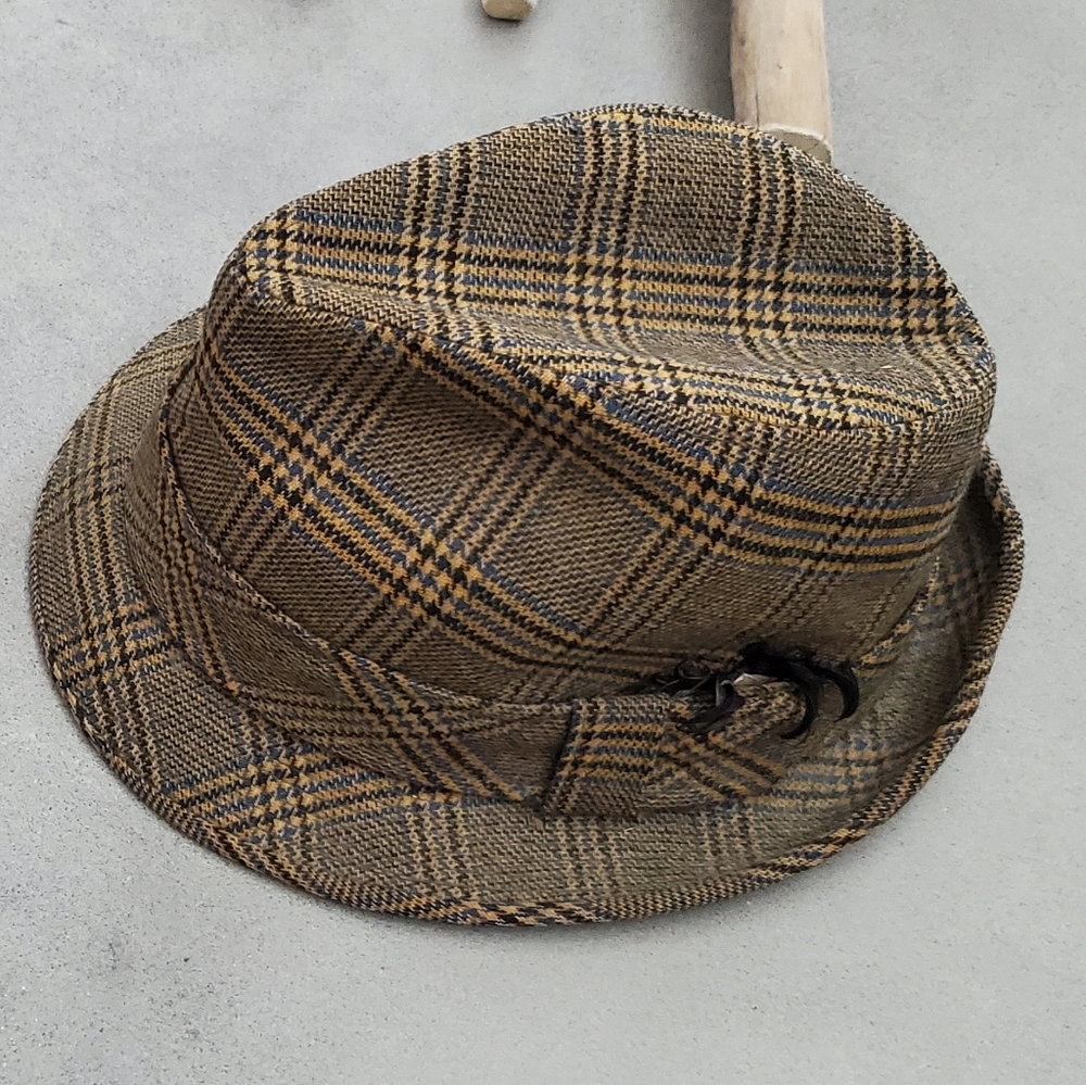 Cavanagh Hats, Billy Bell's 1960's Woollens Britain Trilby Fedora Hat, 7 1/8